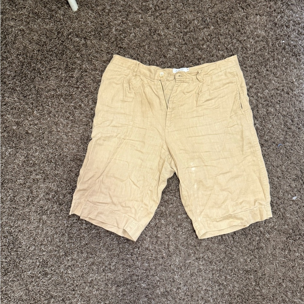 Men's Casual Tan Cargo Shorts